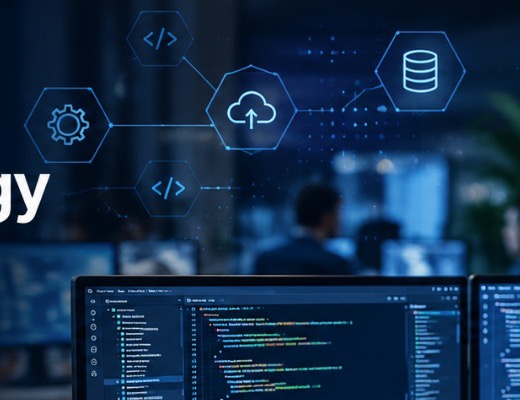 Connected cloud, code and data services across a technology stack